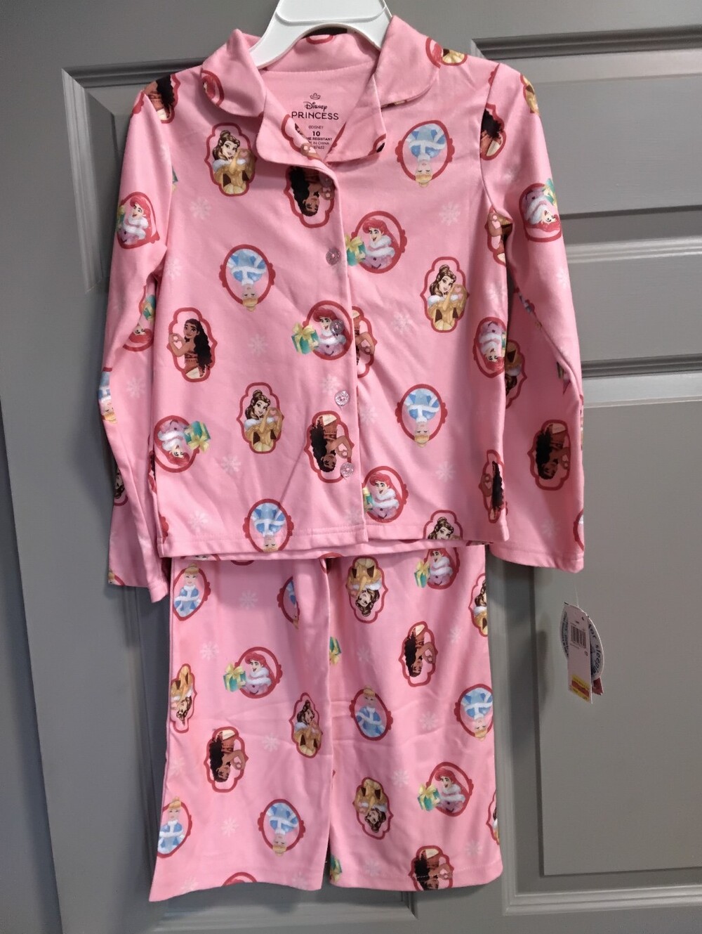 Girls Princess 2-Piece Pajama Set